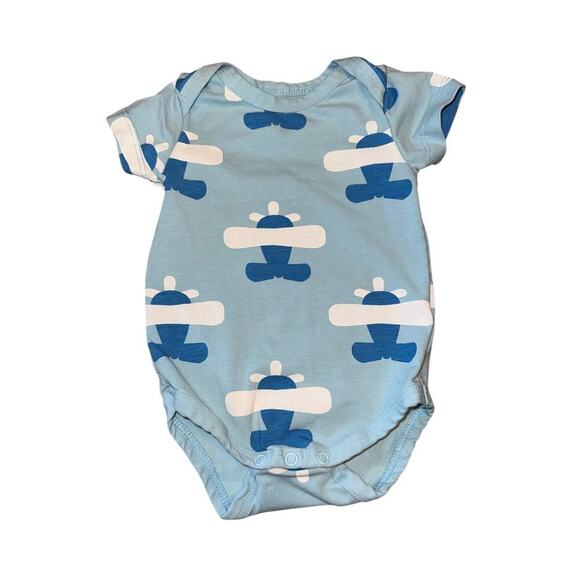 MONICA + ANDY onesie airplane 0-3 months baby - Picture 1 of 4